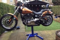 Big Blue Harley Davidson Jack