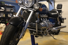 Honda Valkyrie lift on Big Blue
